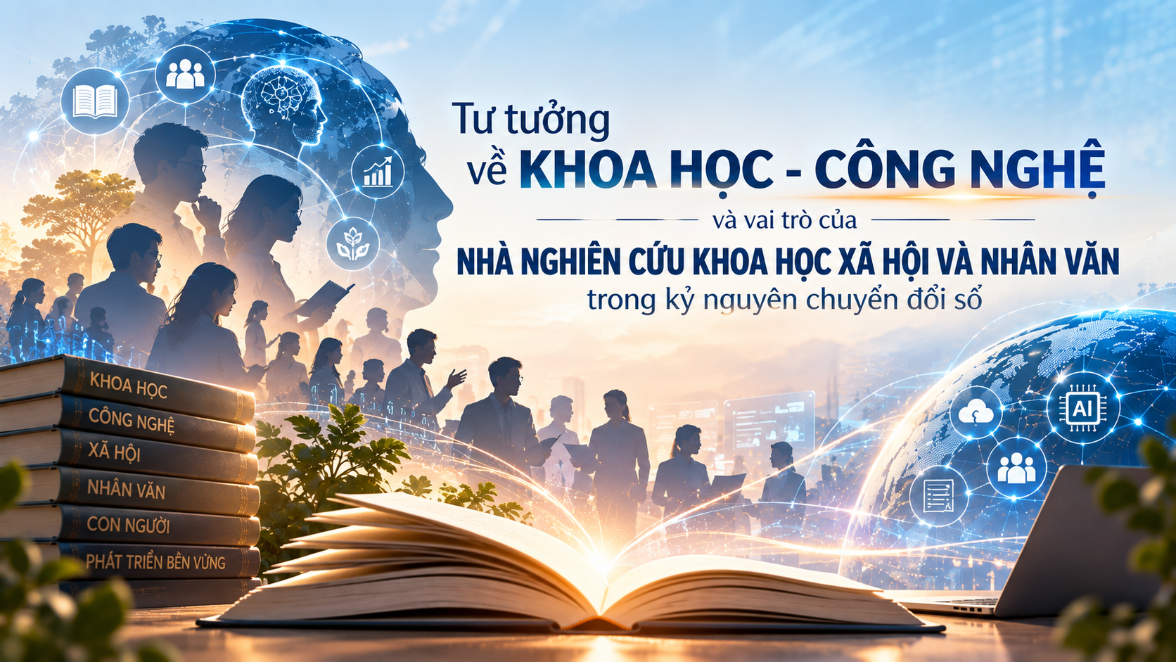Tư tưởng Hồ Chí Minh về khoa học - công nghệ và vai trò của nhà nghiên cứu khoa học xã hội và nhân văn trong kỷ nguyên chuyển đổi số 