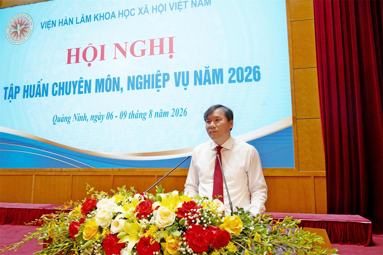 Hội nghị tập huấn chuyên môn, nghiệp vụ năm 2026 của Viện Hàn lâm Khoa học xã hội Việt Nam