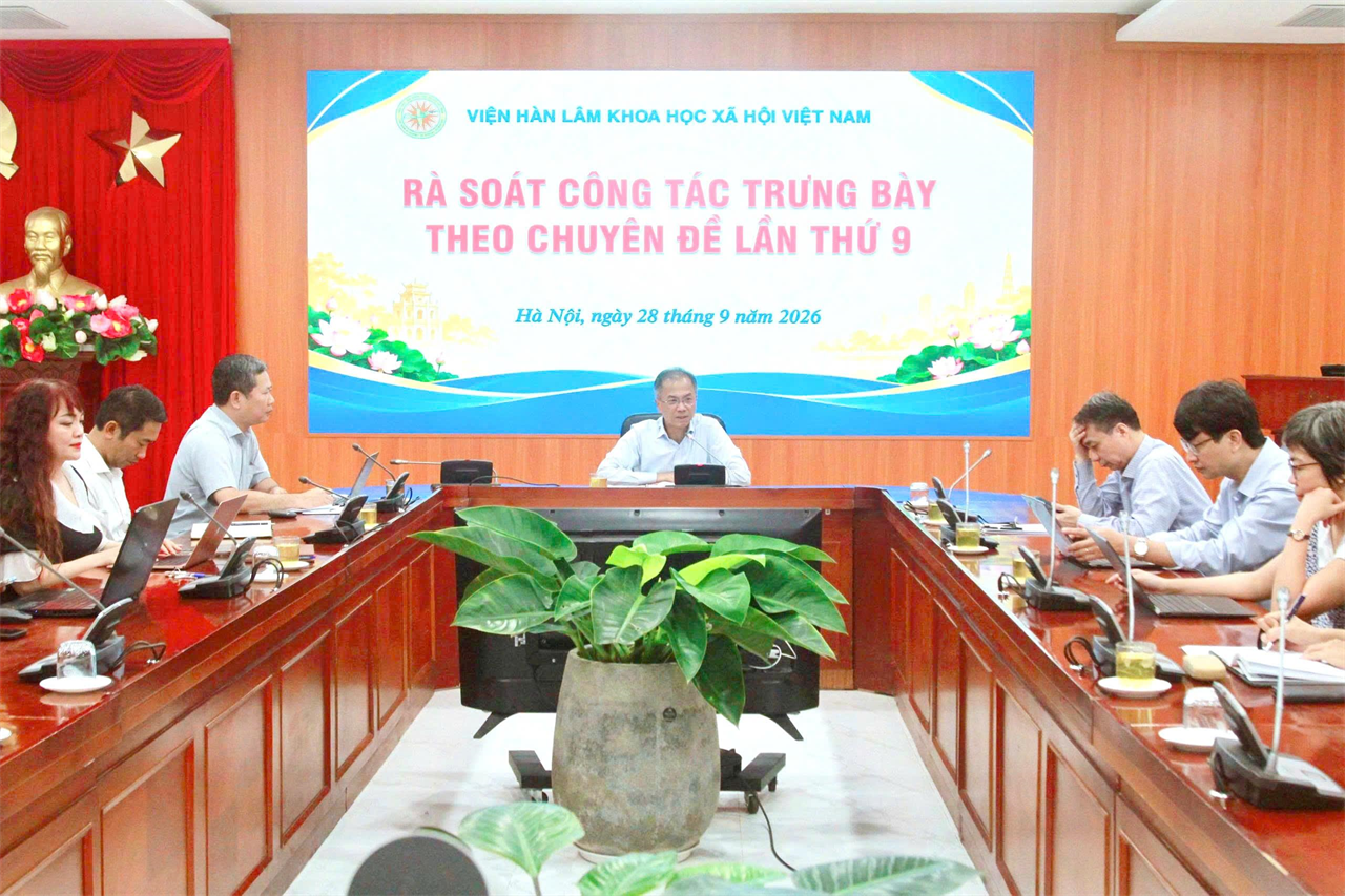 Rà soát công tác Trưng bày thành tựu, kết quả nghiên cứu khoa học xã hội và nhân văn theo chuyên đề lần thứ IX