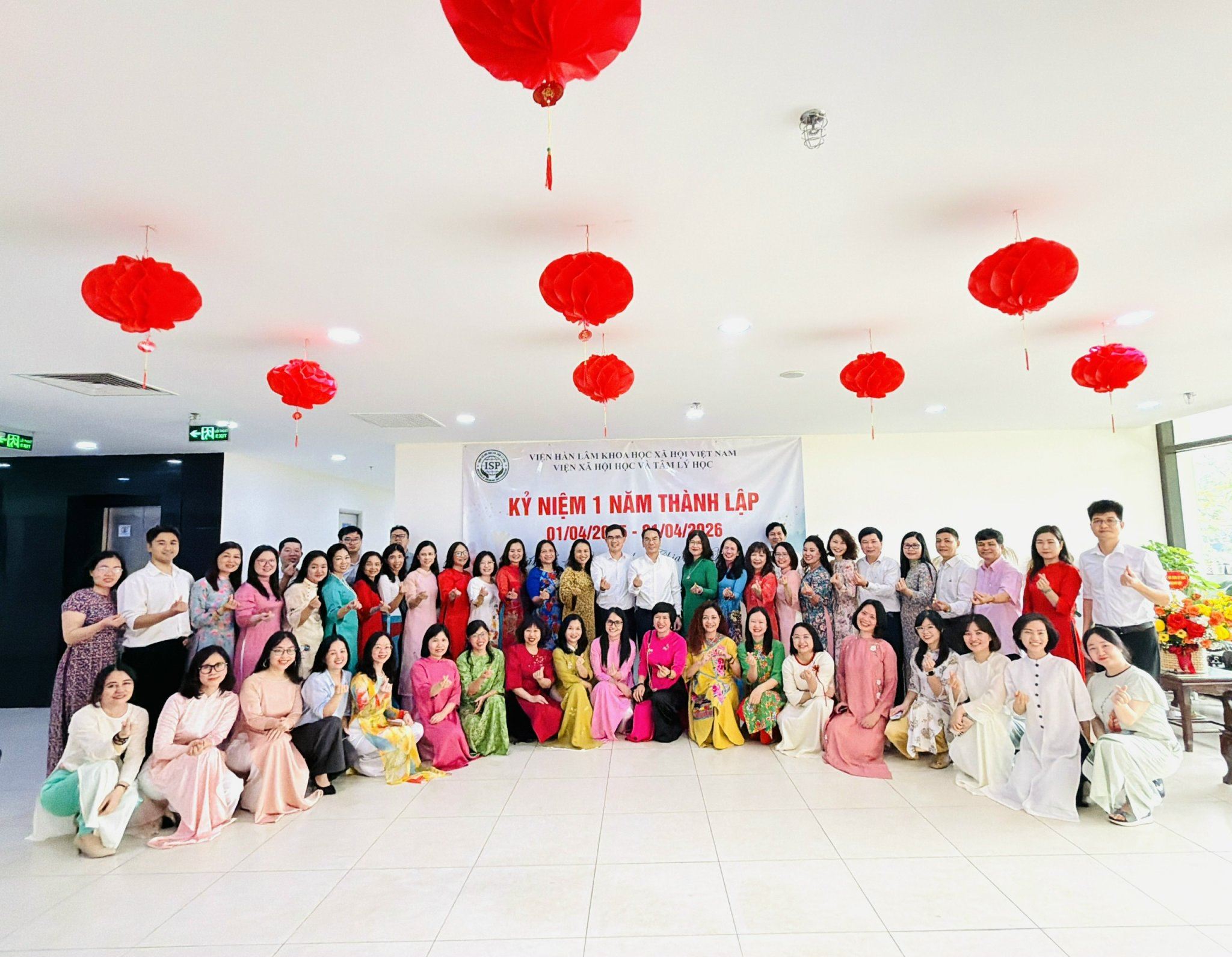 Viện Xã hội học và Tâm lý học tổ chức Lễ kỷ niệm 1 năm thành lập Viện (01/4/2025 – 01/4/2026)