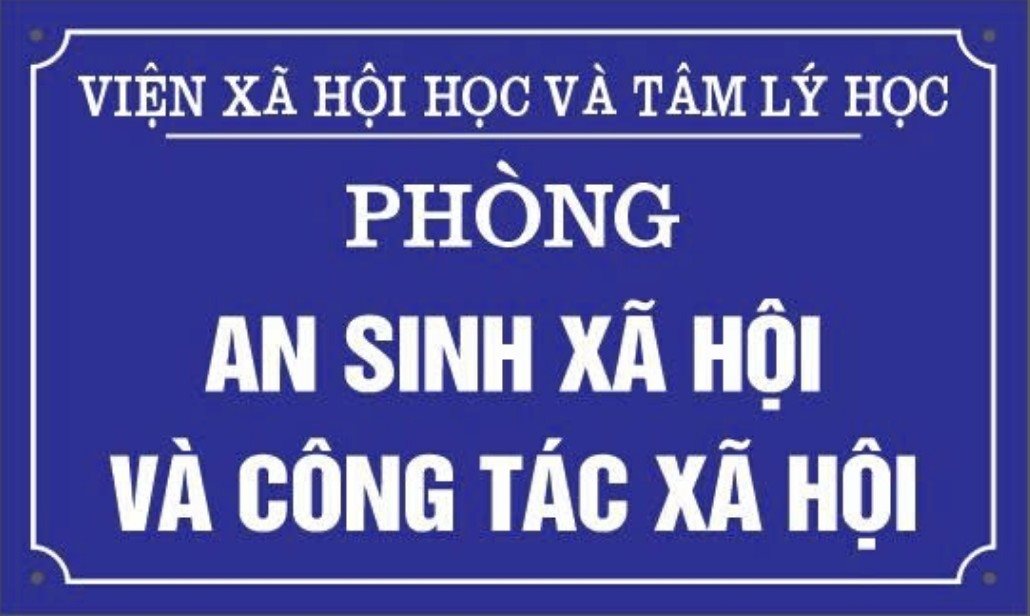 Phòng An sinh  xã hội và Công tác xã hội