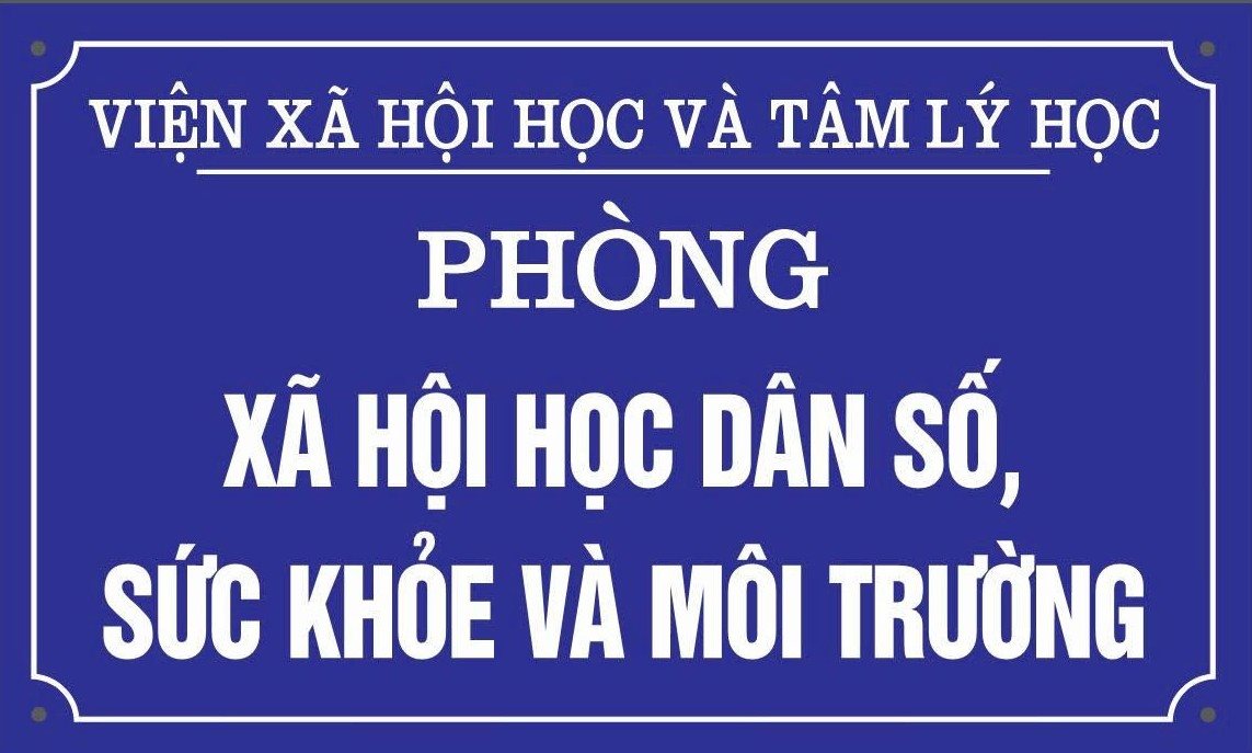 Phòng Xã hội học Dân số, Sức khỏe và Môi trường