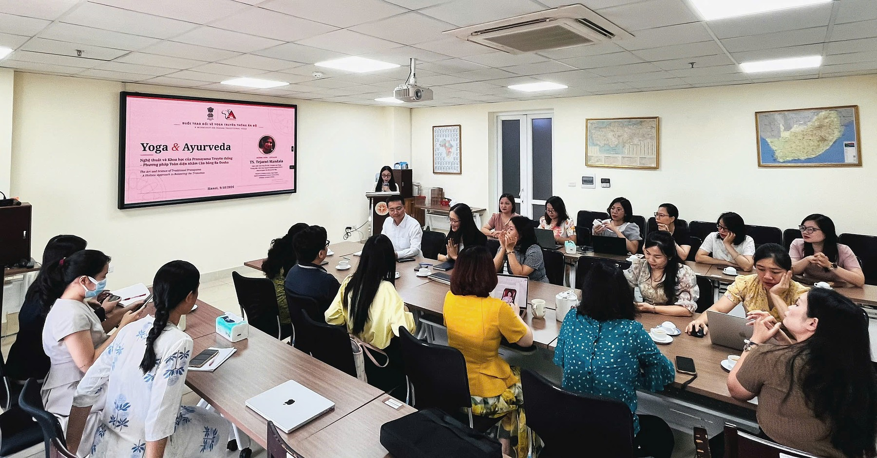 Buổi trao đổi về Yoga truyền thống Ấn Độ: Pranayama và Ayurveda – hướng tiếp cận toàn diện nhằm cân bằng ba thể tạng