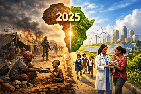 Hai mảng vấn đề xã hội đối lập tại Châu Phi năm 2025