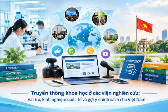 Truyền thông khoa học ở các viện nghiên cứu: vai trò, kinh nghiệm quốc tế và gợi ý chính sách cho Việt Nam