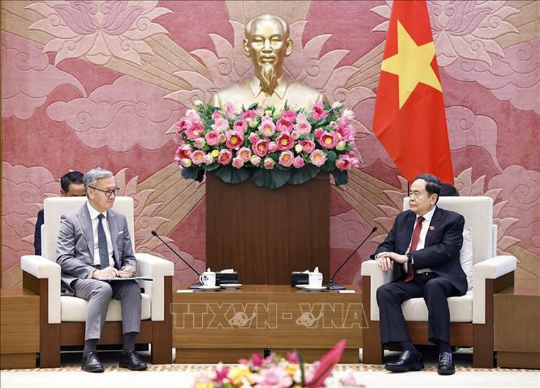 Chủ tịch Quốc hội Trần Thanh Mẫn tiếp Bộ trưởng Ngoại giao Lào- Ảnh 2.