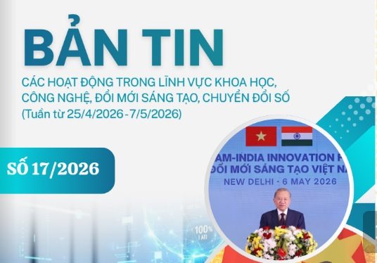 Bản tin Khoa học công nghệ, đổi mới sáng tạo và chuyển đổi số (số 17 năm 2026)