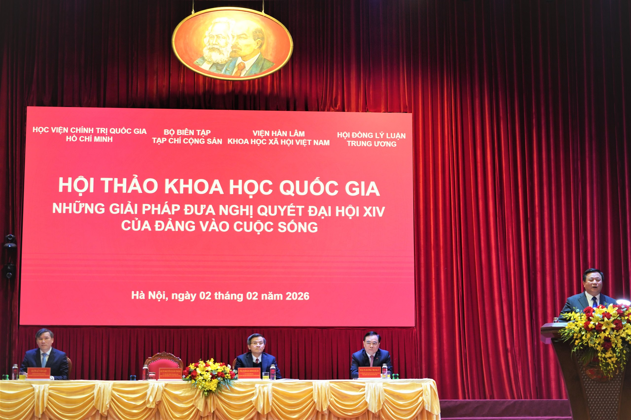 Hội thảo khoa học quốc gia: Những giải pháp đưa Nghị quyết Đại hội XIV của Đảng vào cuộc sống