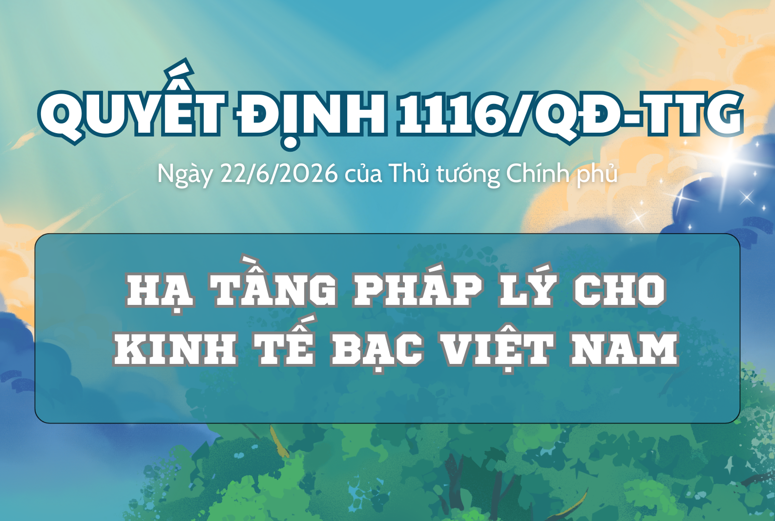 Quyết định 1116/QĐ-TTg của Thủ tướng Chính phủ: Hạ tầng pháp lý cho Kinh tế Bạc Việt Nam