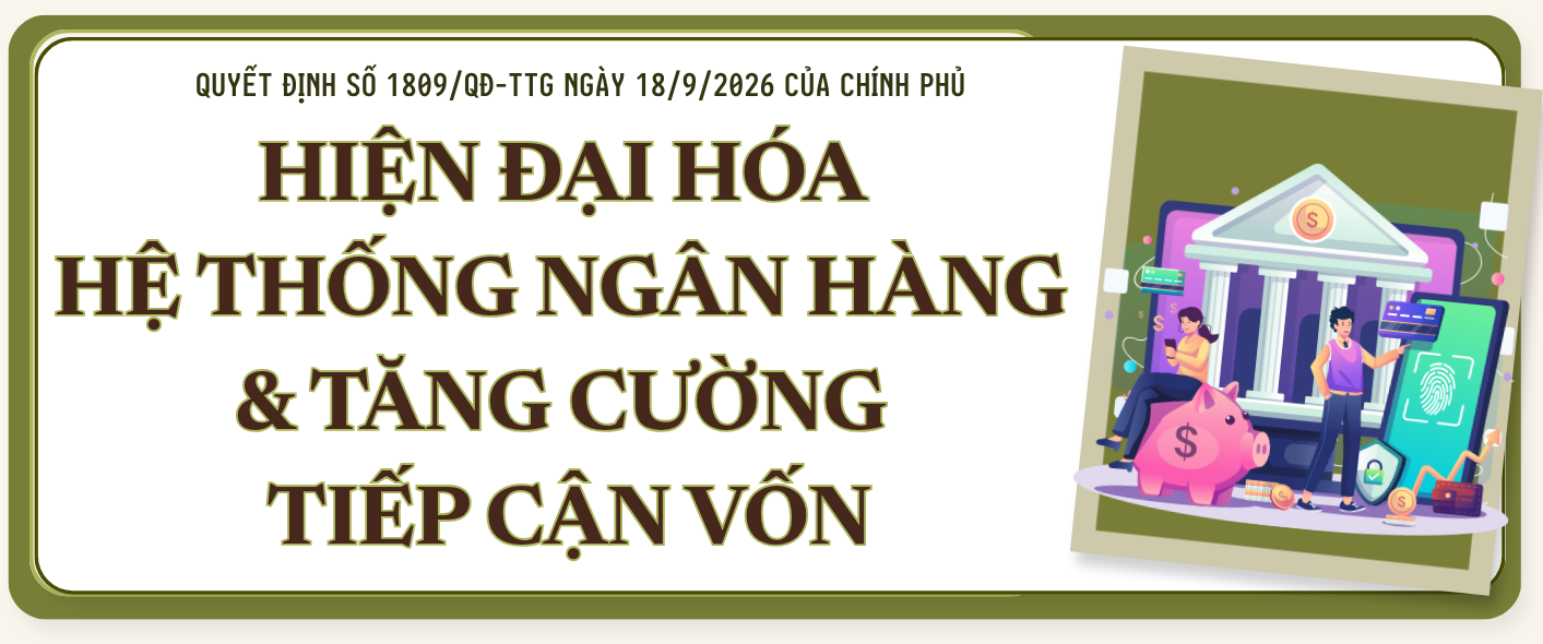 [Infographic] Hiện đại hóa hệ thống ngân hàng và tăng cường tiếp cận vốn