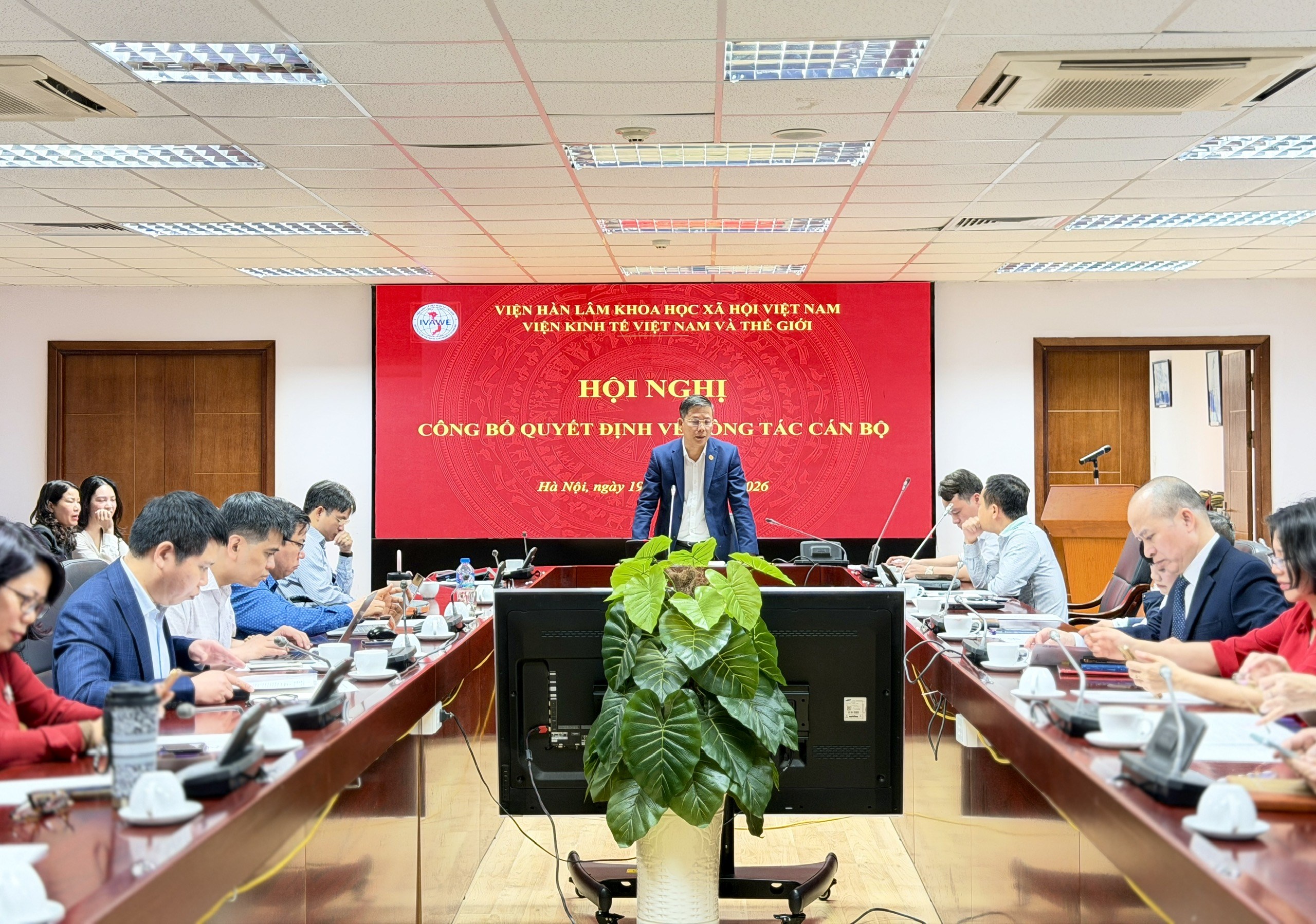 Hội nghị công bố quyết định về công tác cán bộ ngày 19/3/2026