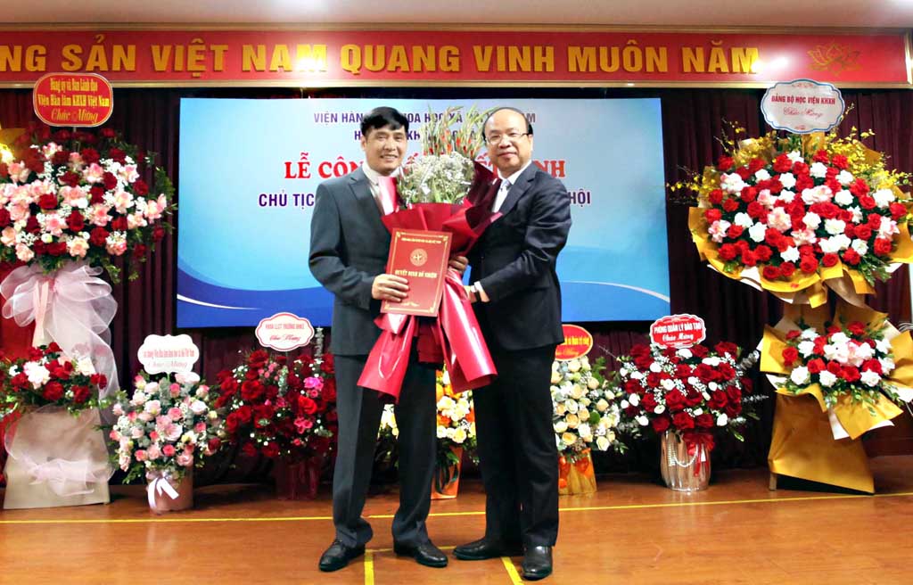 Lễ Công bố Quyết định Chủ tịch Hội đồng Học viện Khoa học xã hội nhiệm kỳ 2021 - 2026