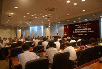 Định hướng và kiến nghị sửa đổi, bổ sung Hiến pháp năm 1992