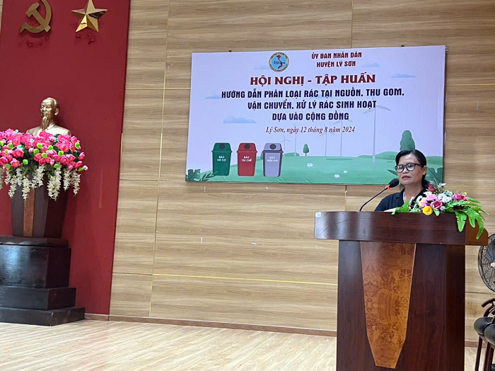 Xây dựng huyện đảo Lý Sơn trở thành đô thị biển xanh - sạch - đẹp