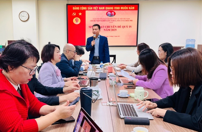 Sinh hoạt chuyên đề “Học tập tư tưởng Hồ Chí Minh trong kỷ nguyên vươn mình của dân tộc”