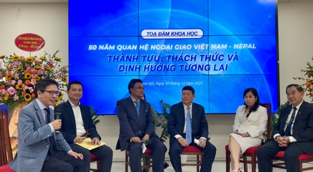 Lễ kỷ niệm 50 năm thiết lập quan hệ ngoại giao Việt Nam- Nepal và Toạ đàm khoa học "50 năm quan hệ ngoại giao Việt Nam-Nepal: Thành tựu, thách thức và hướng tương lai"
