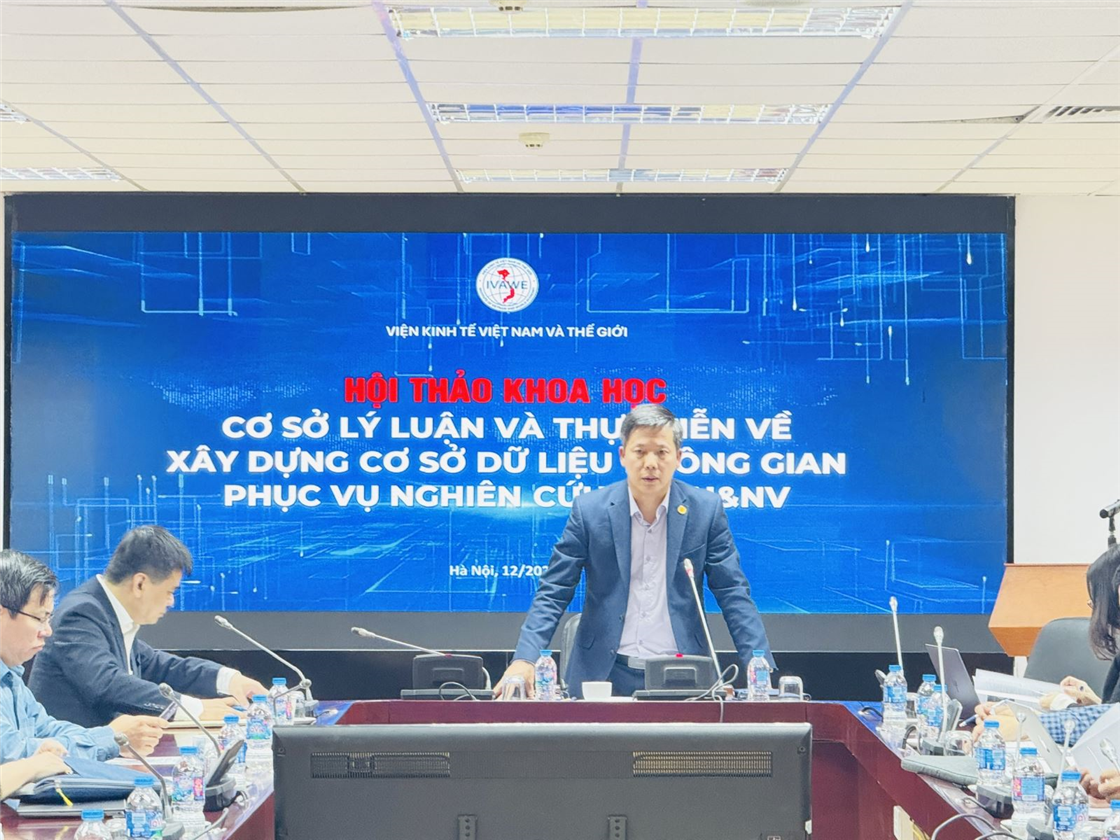 Hội thảo khoa học “Cơ sở lý luận và thực tiễn về xây dựng cơ sở dữ liệu không gian phục vụ nghiên cứu khoa học xã hội và nhân văn”