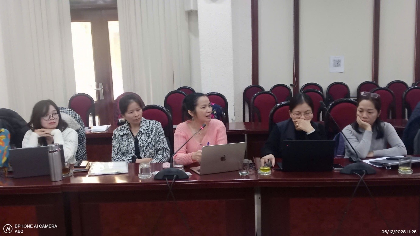 Hội nghị kiểm điểm và đánh giá, xếp loại chất lượng Chi bộ, đảng viên và tập thể cấp ủy Chi bộ Viện Nghiên cứu Con người, Gia đình và Giới năm 2025