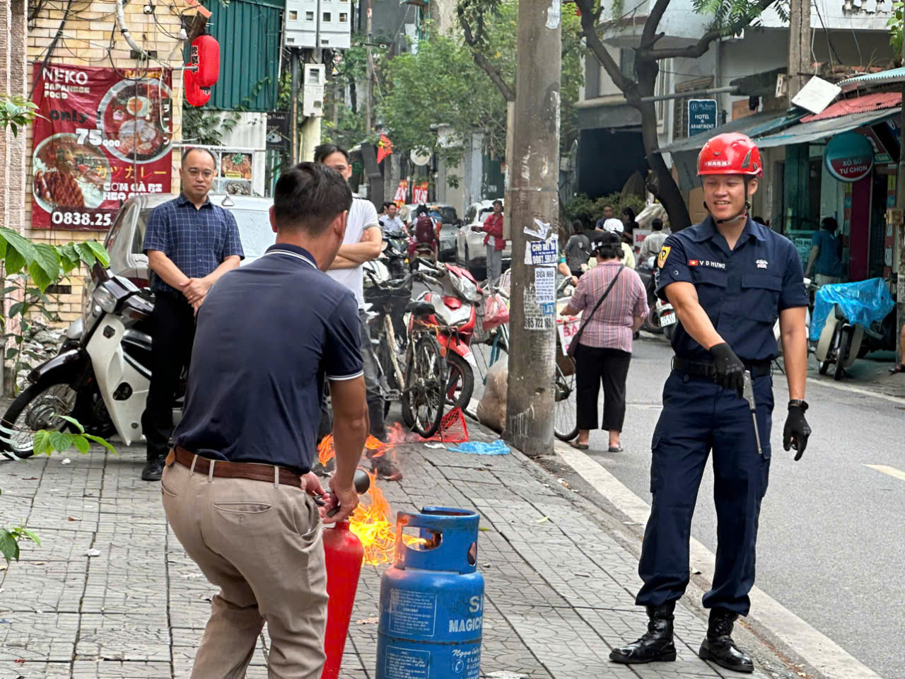 Tập huấn, huấn luyện phương án phòng cháy chữa cháy và cứu nạn, cứu hộ