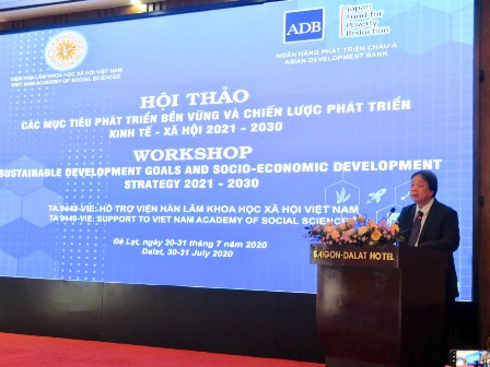 Hội thảo “Các mục tiêu phát triển bền vững và chiến lược phát triển kinh tế xã hội 2021-2030”