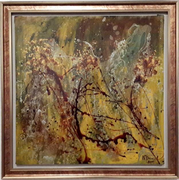 Sơn mài trên giấy bồi
80 x 80cm
2015