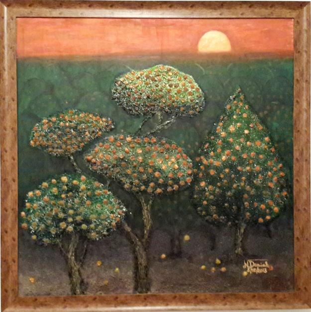 Sơn dầu trên vải
145 x 145cm
2013