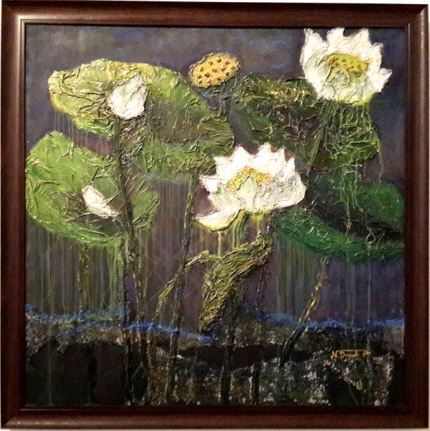 Sơn dầu trên vải
145 x 145cm
2011