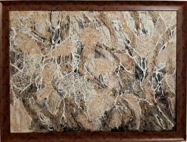 Hỗn hợp trên vải
150 x 110cm
2013