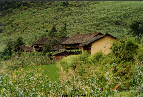 MỘT GÓC LÀNG CỦA NGƯỜI PU PÉO (Đồng Văn, Hà Giang, 1997)