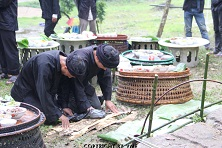 NGHI LỄ TRONG LỄ KHÔ GIÀ GIÀ 
(Bát Xát, Lào Cai, 2020)