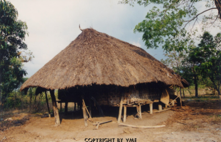 Nhà sàn truyền thống của người Gié - Triêng (Ngọc Hồi, Kon Tum, 2003)