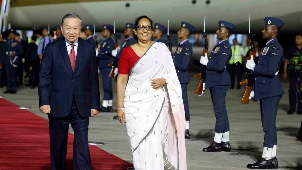 Tổng Bí thư, Chủ tịch nước Tô Lâm bắt đầu thăm cấp Nhà nước tới Sri LankaTổng Bí thư, Chủ tịch nước Tô Lâm bắt đầu thăm cấp Nhà nước tới Sri Lanka