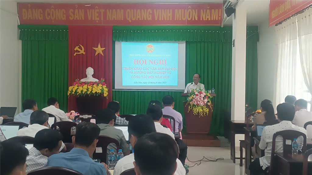 Hội ND Thành phố Cần Thơ: Triển khai các văn bản hướng dẫn Đại hội,  hướng dẫn nghiệp vụ công tác Hội năm 2025