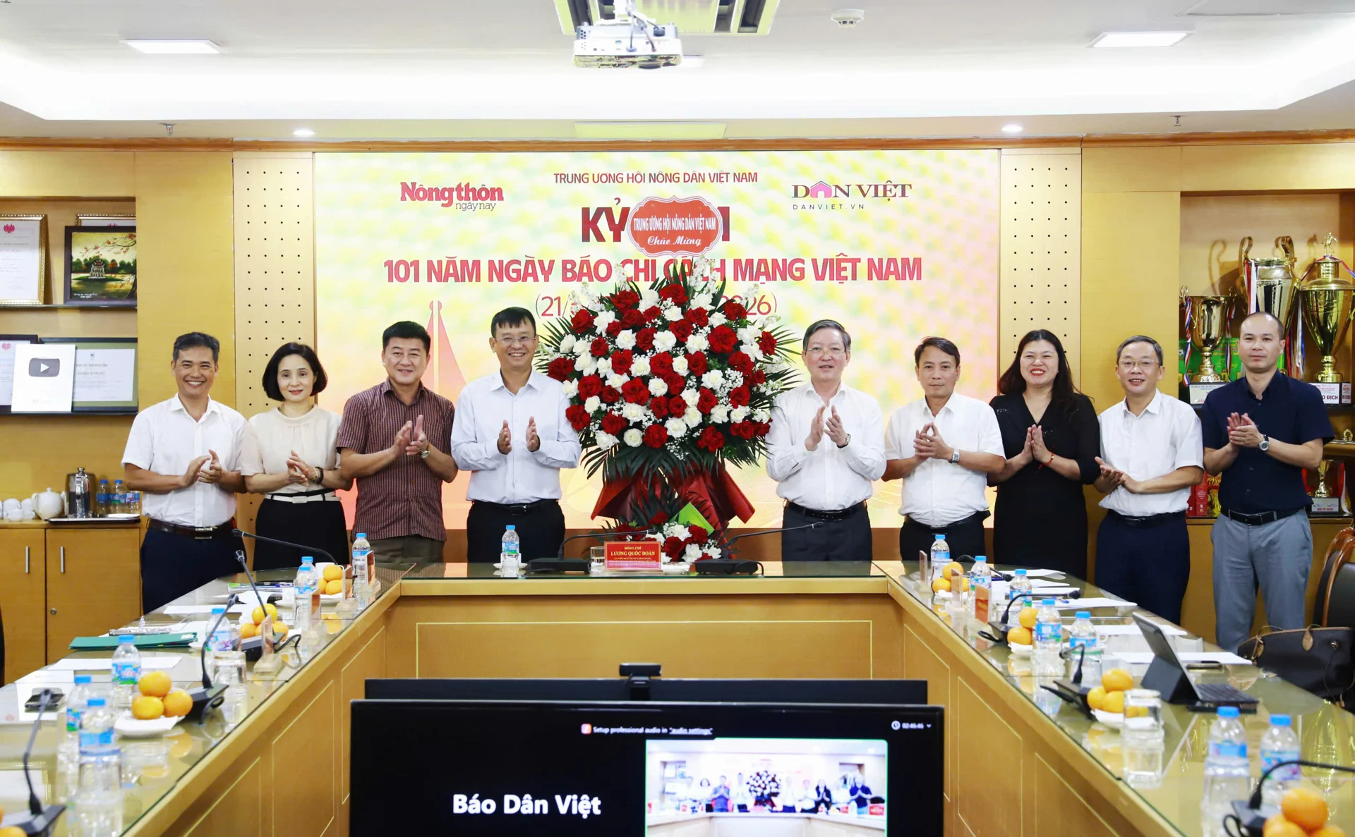 Chủ tịch Hội Nông dân Việt Nam Lương Quốc Đoàn: Báo NTNN/Dân Việt khẳng định vị thế cơ quan ngôn luận Hội NDVN 