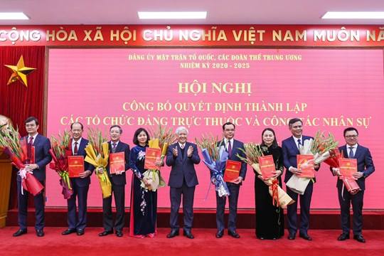 Phát động cuộc thi sáng tác biểu trưng Đại hội đại biểu Đảng bộ MTTQ, các đoàn thể Trung ương lần thứ I