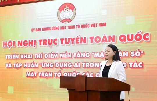 Chuyển đổi số để hoạt động của Mặt trận đáp ứng yêu cầu tổ chức bộ máy theo mô hình mới 