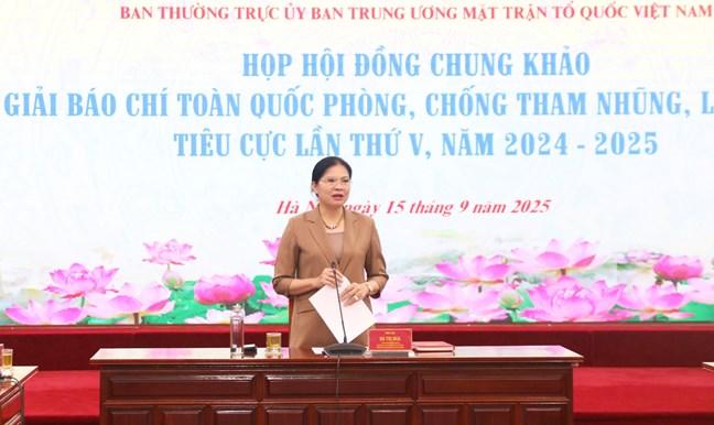 91 tác phẩm vào Chung khảo Giải báo chí toàn quốc phòng, chống tham nhũng, lãng phí, tiêu cực lần thứ V, năm 2024-2025