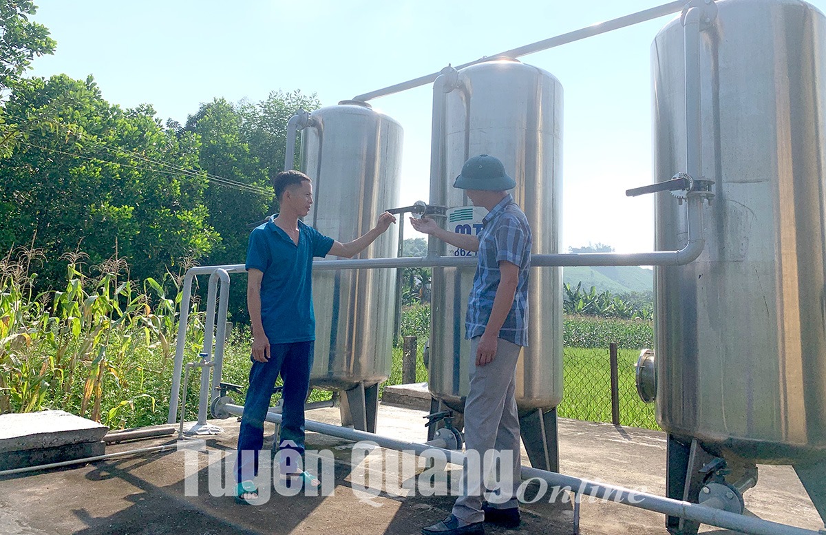 Đầu tư công trình nước sạch tại các xã nông thôn mới
