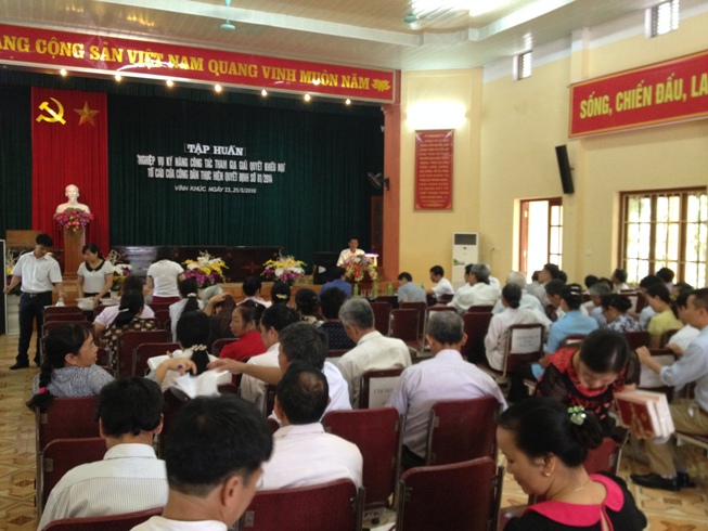 Hội NDVN: Đẩy mạnh thực hiện dân chủ ở cơ sở
