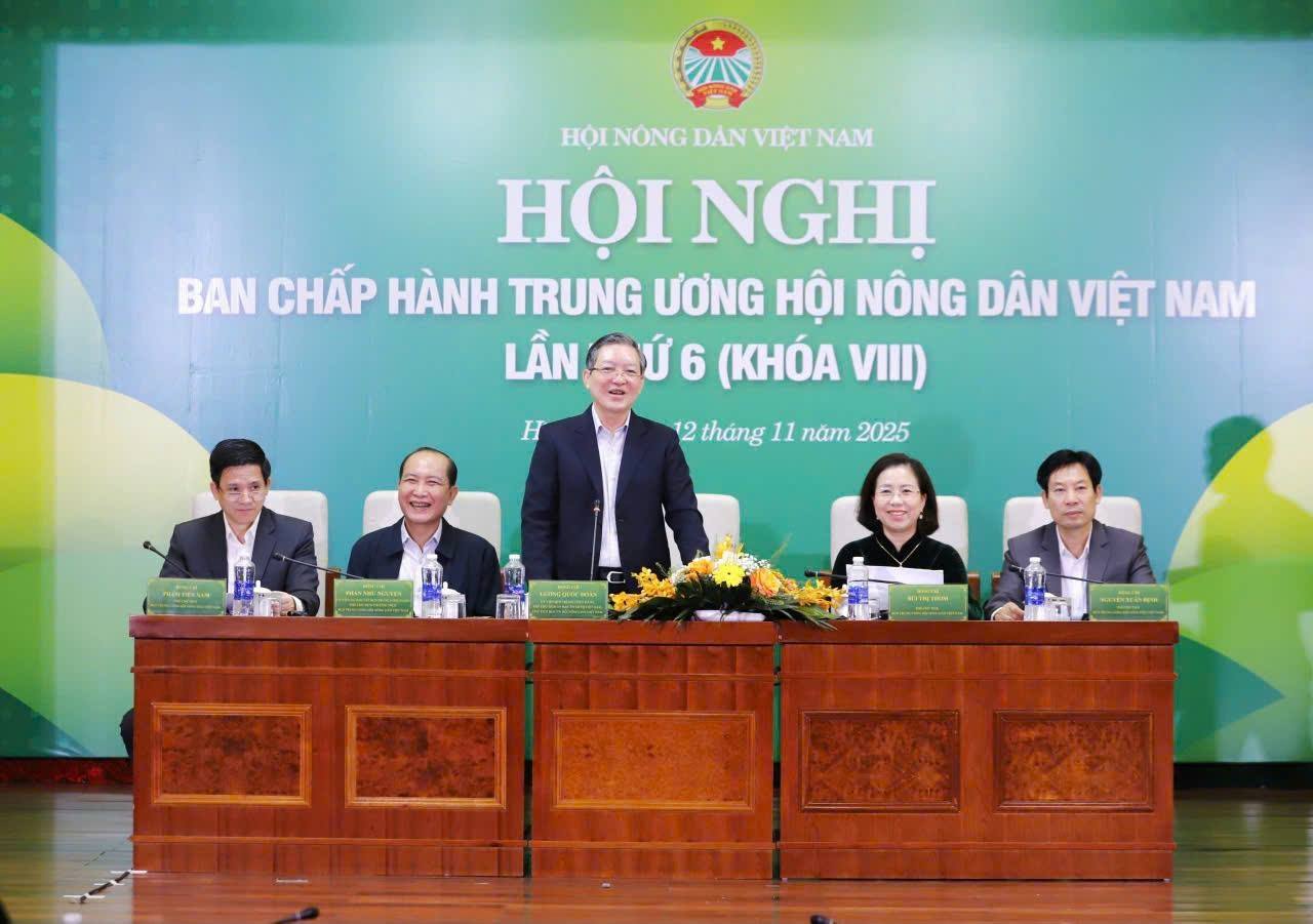 The 6th Conference of the Central Committee of the Vietnam Farmers’ Union: Adopting Key Resolutions on Organizational Structure, Personnel Affairs, and Operational Orientation